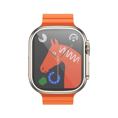 Смарт-годинник Hoco Y12 Ultra Orange strap