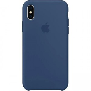 Чехол-накладка  Silicone Case iPhone X/XS (20) Cobalt blue