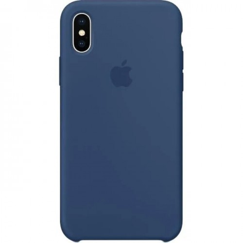 Чехол-накладка Silicone Case iPhone X/XS (20) Cobalt blue