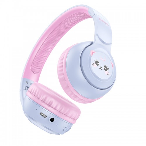 Навушники Hoco W60 Rhyme Kids Blue