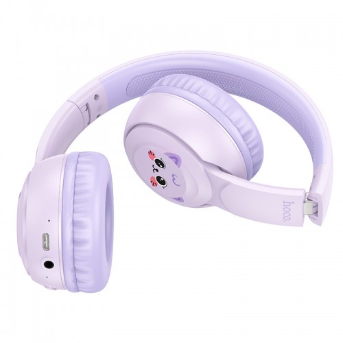 Наушники Hoco W60 Rhyme Kids Purple