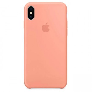 Чехол-накладка  Silicone Case iPhone X/XS (27) Begonia