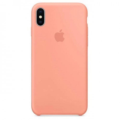 Чехол-накладка Silicone Case iPhone X/XS (27) Begonia