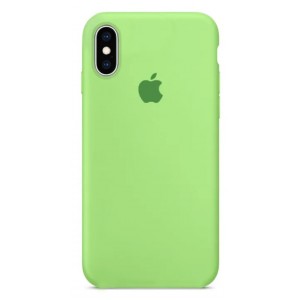 Чехол-накладка  Silicone Case iPhone X/XS (31) Dark green
