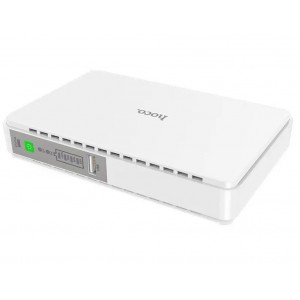 Power Bank Hoco (ИБП / UPS) для роутера DB25 Plus Smart Mini UPS 5V/9V/12V (10000mAh) White