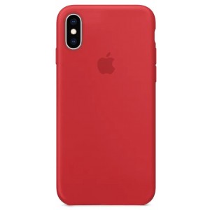Чехол-накладка  Silicone Case iPhone X/XS (36) Rose Red