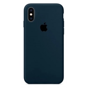 Чехол-накладка  Silicone Case iPhone X/XS (49) Dark green