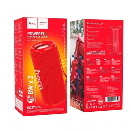 Колонка Hoco HC27 Soundful Red