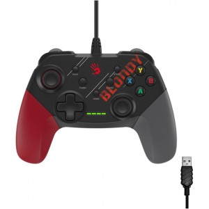 Дротовий геймпад A4Tech Bloody GP30 Sports Red