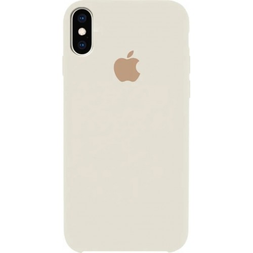 Чехол-накладка Silicone Case iPhone X/XS (51) Custard