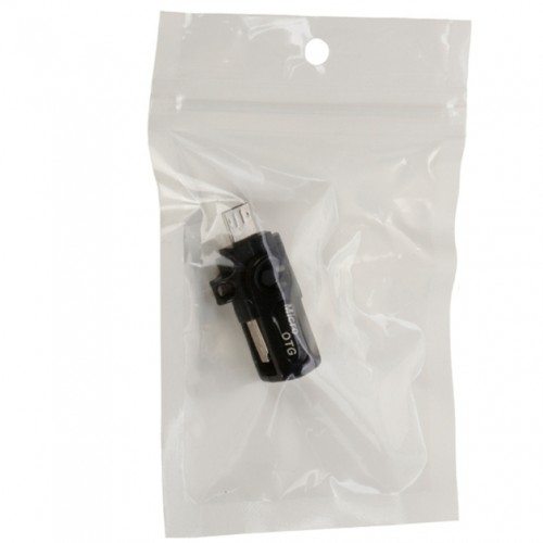 Картридер 2in1 MicroUSB/USB TU004 (MicroSD) Black