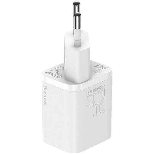 Сетевое зарядное устройство Baseus Super Si (СЗУ Type-C, 25W) White (CCSP020102)