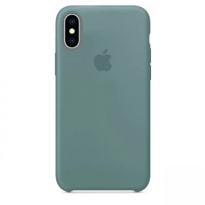 Чехол-накладка  Silicone Case iPhone X/XS (57) Pine Needle Green