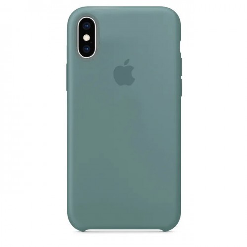 Чехол-накладка Silicone Case iPhone X/XS (57) Pine Needle Green