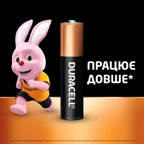 Лужні батарейки Duracell AAA, 6 шт. в упаковці