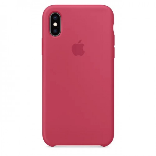 Чехол-накладка Silicone Case iPhone X/XS (60) Pomegranate