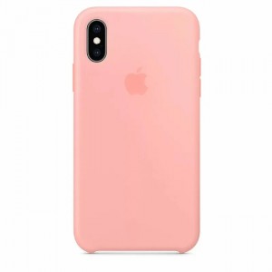 Чехол-накладка  Silicone Case iPhone X/XS (62) Grapefruit