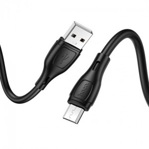 Кабель Hoco X61 USB to MicroUSB Black