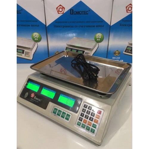 Весы электронные торговые DOMOTEC MS-228 50кг