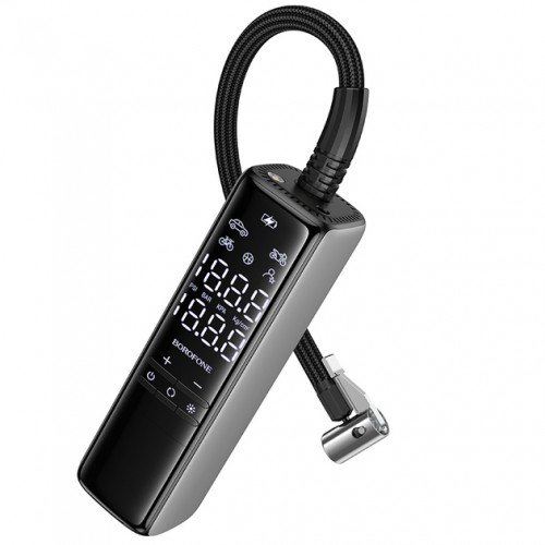 Автомобільний насос, портативний компресор Borofone FC1 10.8 Bar