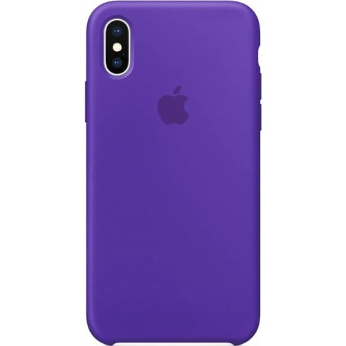 Чехол-накладка Silicone Case iPhone XS Max (30) Dark purple