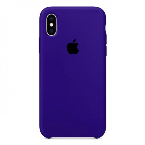 Чехол-накладка Silicone Case iPhone XS Max (40) Sapphire blue