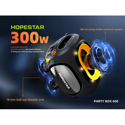 Колонка Hopestar Party Box 600 Blue