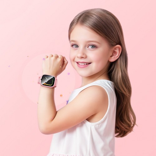 Дитячий смарт-годинник з підтримкою 4G, SIM-карти HOCO Y106 Pink