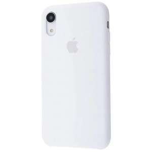Чехол-накладка  Silicone Case iPhone XR ( 9) White