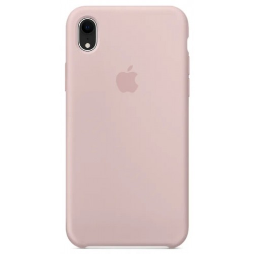 Чехол-накладка Silicone Case iPhone XR (10) Rock ash