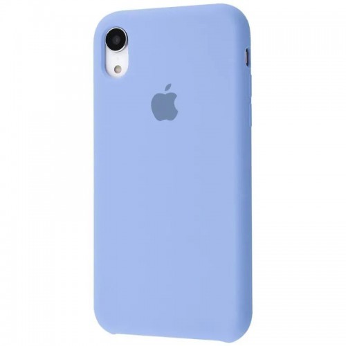 Чехол-накладка Silicone Case iPhone XR (24) Azure blue