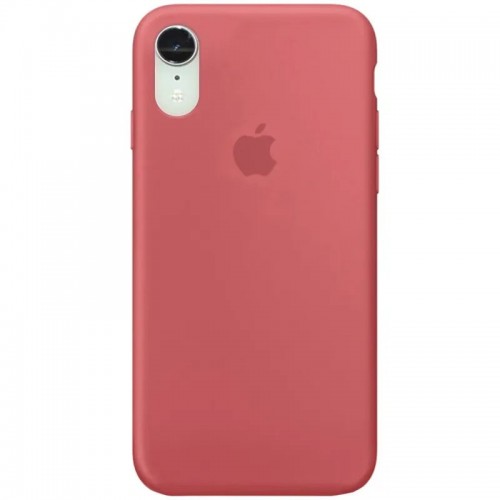Чехол-накладка Silicone Case iPhone XR (25) Camellia Red