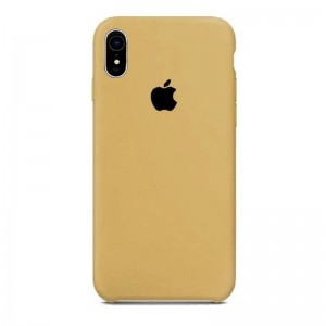 Чехол-накладка  Silicone Case iPhone XR (28) Golden