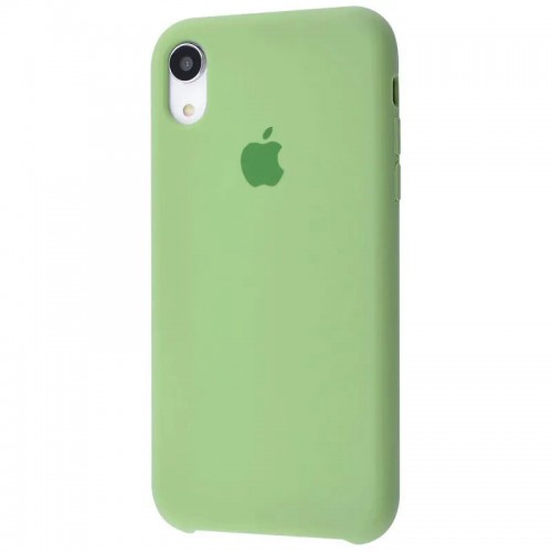 Чехол-накладка Silicone Case iPhone XR (31) green