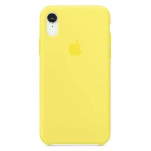 Чехол-накладка  Silicone Case iPhone XR (32) Shiny yellow