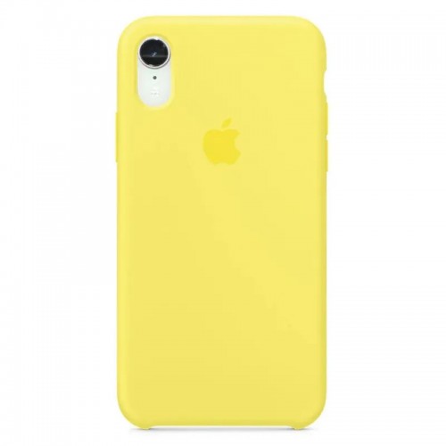 Чехол-накладка Silicone Case iPhone XR (32) Shiny yellow
