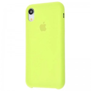 Чехол-накладка  Silicone Case iPhone XR (37) Lemon yellow
