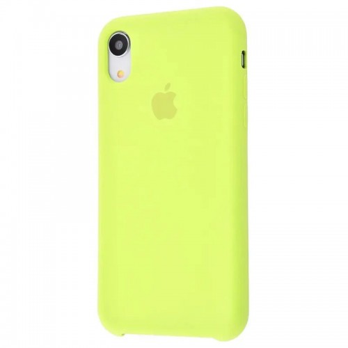 Чехол-накладка Silicone Case iPhone XR (37) Lemon yellow