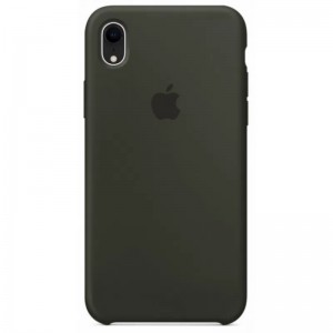 Чехол-накладка  Silicone Case iPhone XR (48) Pine forest green