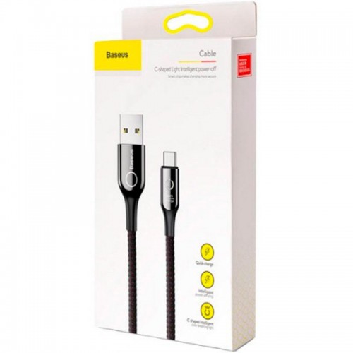 Кабель Baseus C-shaped Lightning black