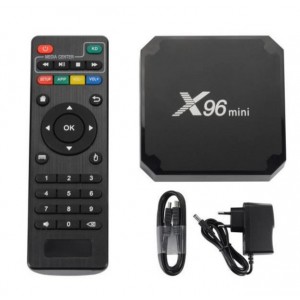 Android TV приставка Amlogic TV BOX X96 MINI S905W, 1GB RAM, 8GB ROM black