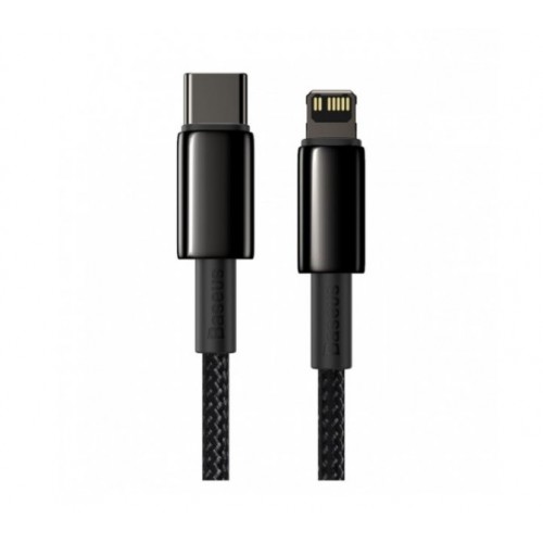 Кабель Baseus Tungsten Gold PD 20W Type-C to Lightning 1m. black