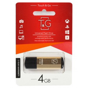 USB 4Gb T&G 121 Vega series gold