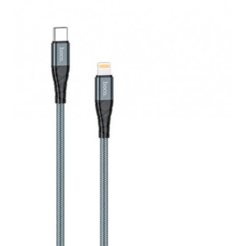 Кабель Hoco DU02 Max Type-C to Lightning grey
