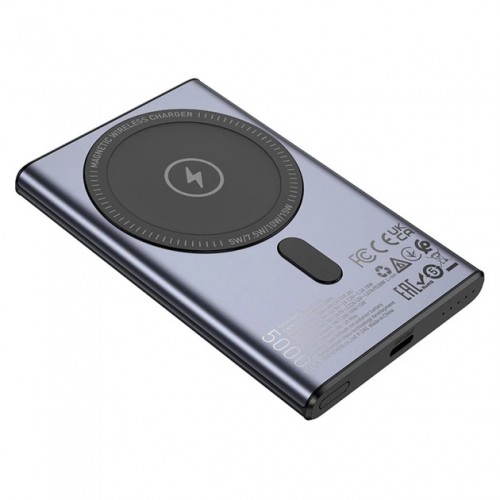 Power Bank Hoco Q32 Wireless Charger PD+QC3.0 20W (5000mAh) Grey