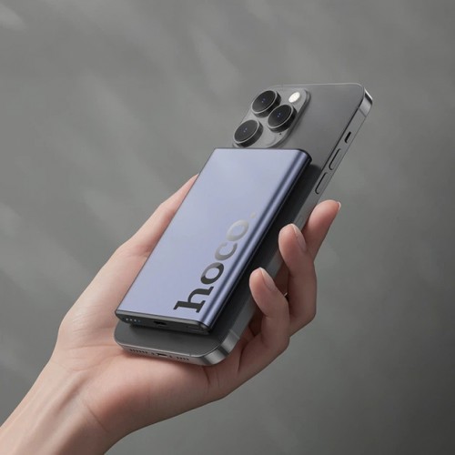 Power Bank Hoco Q32 Wireless Charger PD+QC3.0 20W (5000mAh) Grey