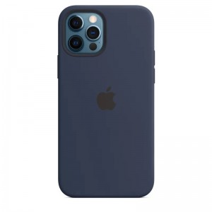 Чехол-накладка  Silicone Case iPhone 12/12 Pro (58) Ice Cyan