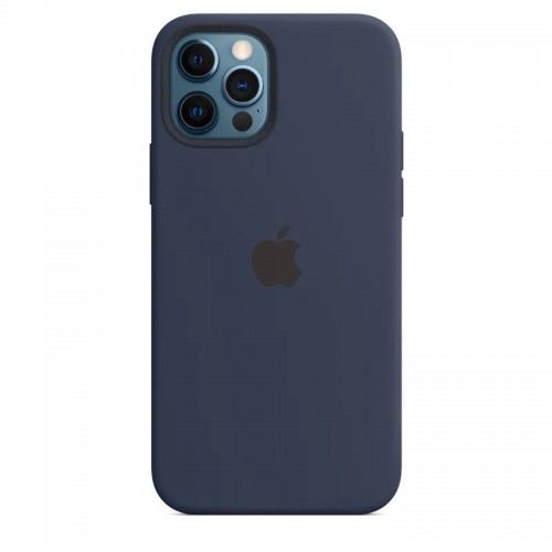 Чехол-накладка Silicone Case iPhone 12/12 Pro (58) Ice Cyan