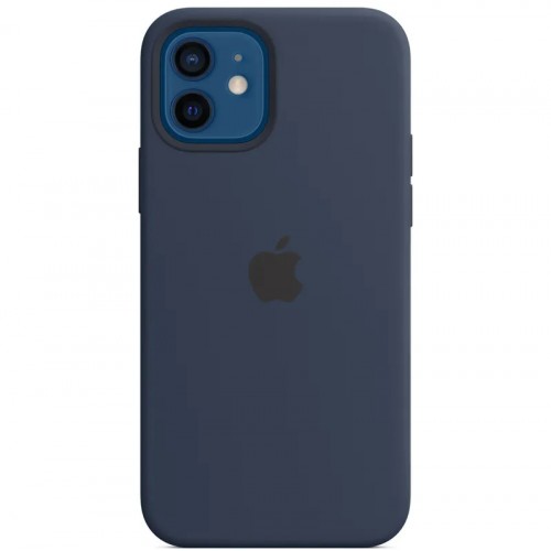 Чехол-накладка Silicone Case iPhone 12/12 Pro (58) Ice Cyan