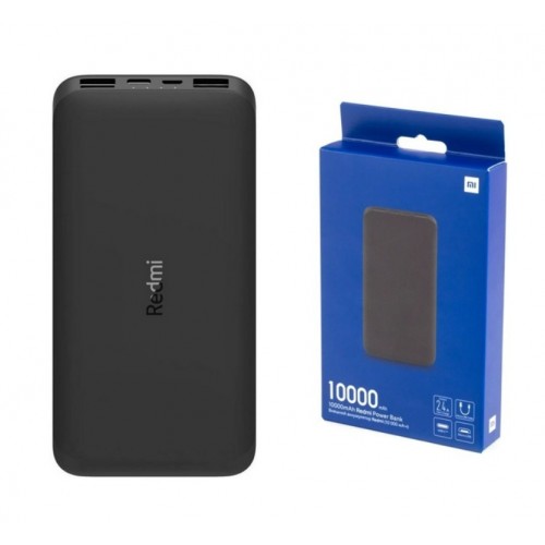 Power Bank Xiaomi Redmi 10000 mAh 10W Fast Charging (VXN4305GL) Black